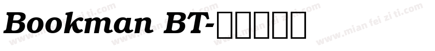 Bookman BT字体转换